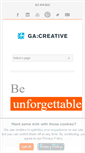 Mobile Screenshot of gacreative.com